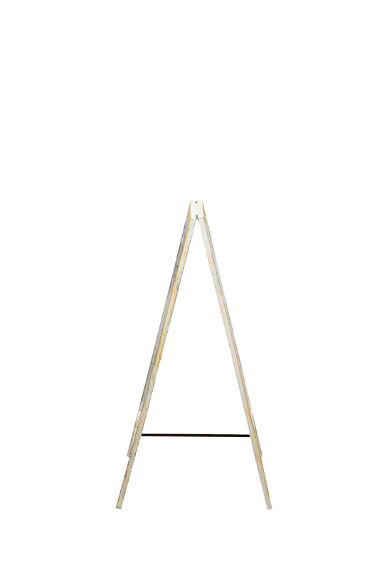 Biscottini LAVAGNA DA TERRA BIFACCIALE CON CORNICE IN LEGNO L50XPR4,5XH100 CM legno.