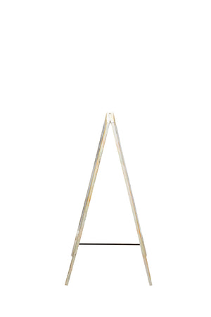 Biscottini LAVAGNA DA TERRA BIFACCIALE CON CORNICE IN LEGNO L50XPR4,5XH100 CM legno.