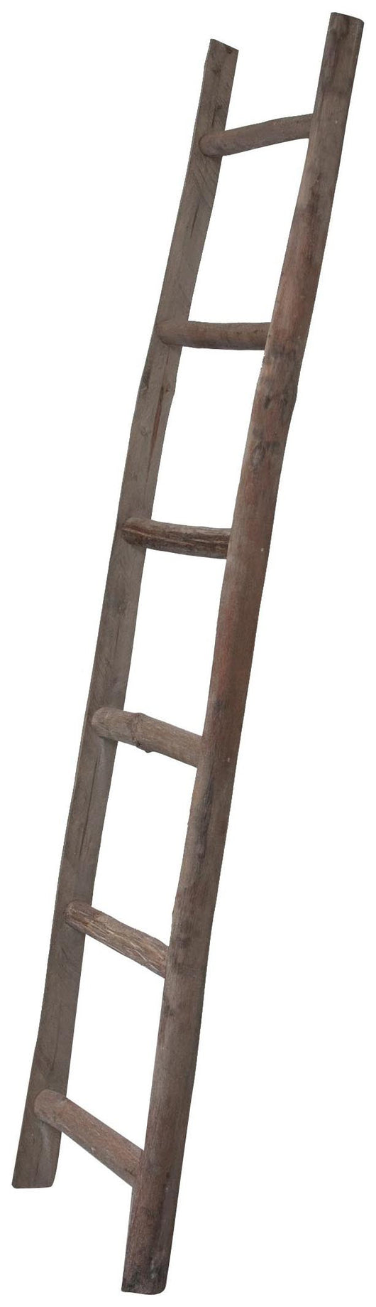 Biscottini Scala in legno 37x8x180 cm Scaletta porta asciugamani bagno shabby muto da camera