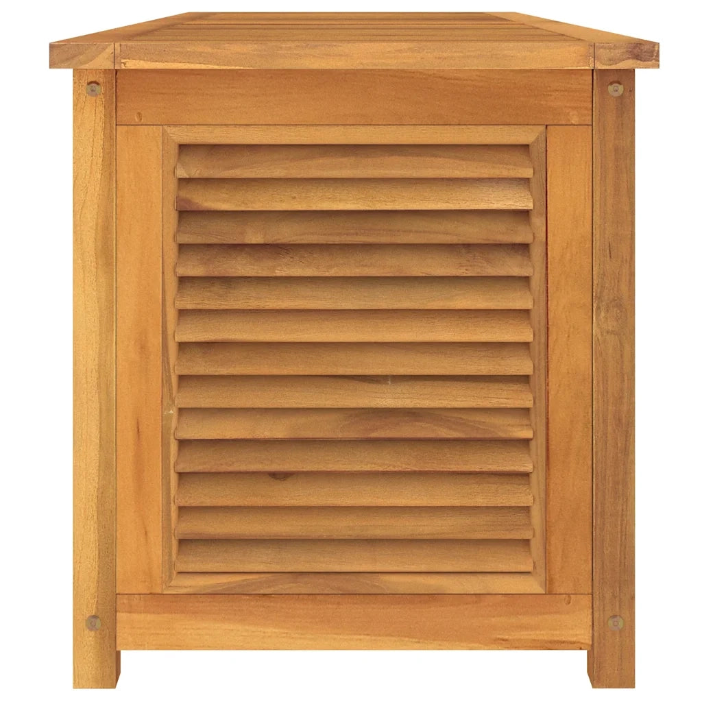 Contenitore Giardino con Borsa 150x50x55 cm Legno Massello Teak 363272