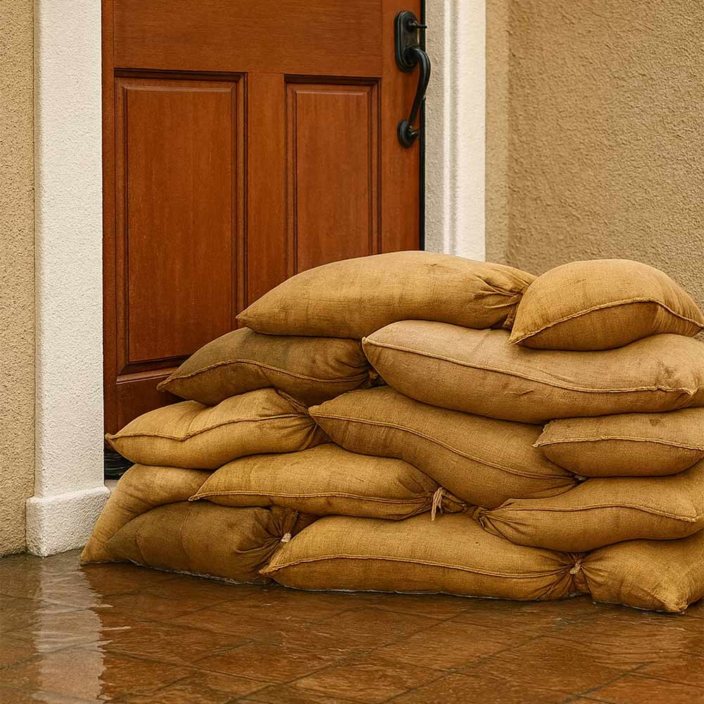 Sacco juta 50 cm x h 70 cm resistente e riutilizzabile set da 5 pezzi