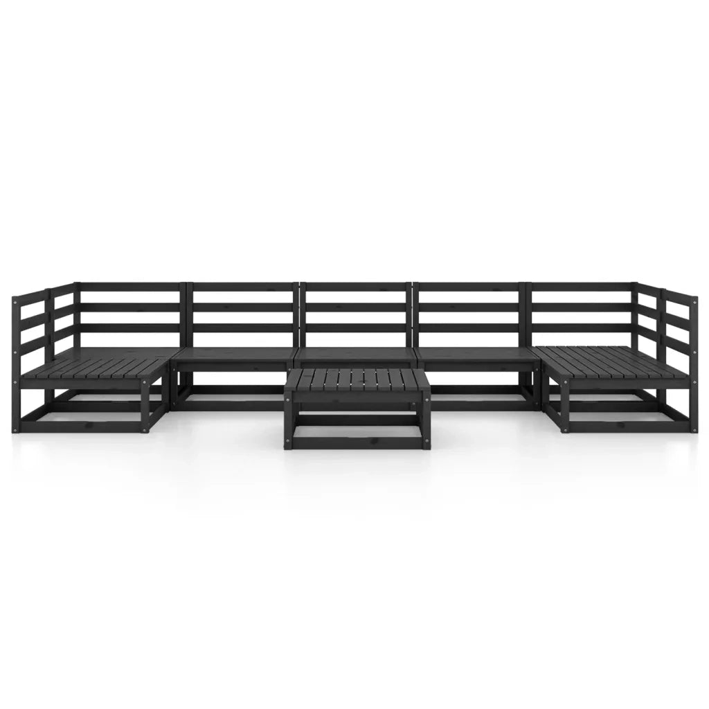 Set Divani da Giardino 8 pz in Legno Massello di Pino 3076138