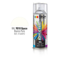 SPRAY ACRILICO BIANCO OPACO 400ML RAL 9010.