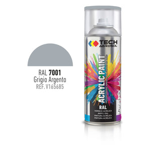 SPRAY ACRILICO GRIGIO ARGENTO 400ML RAL 7001.