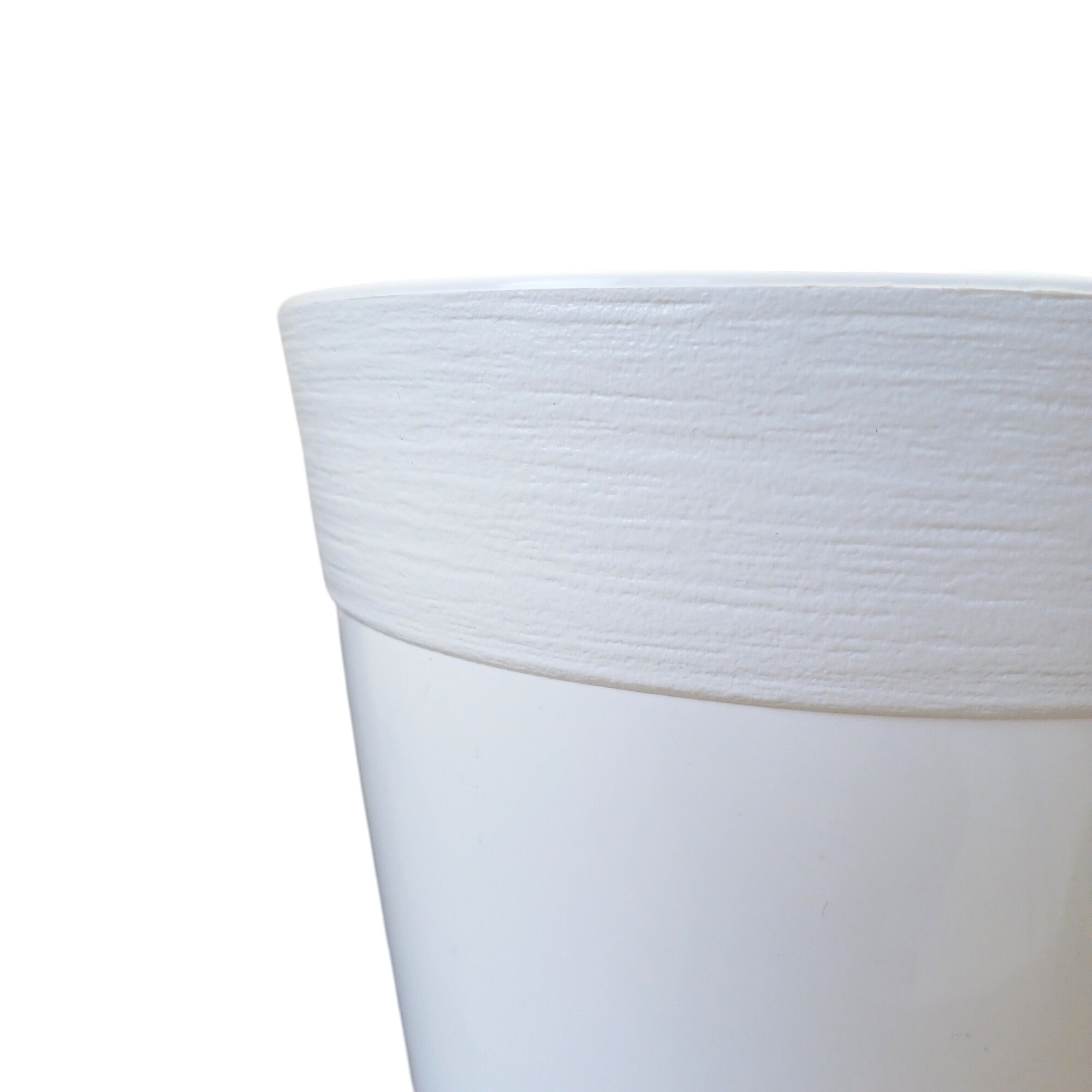 VASO DANTE D.15XH17,5CM BIANCO.