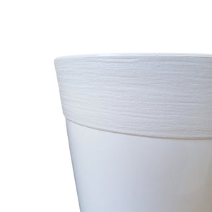 VASO DANTE D.13XH15,5CM BIANCO.