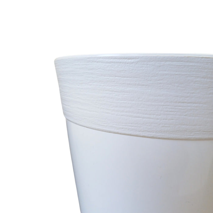 VASO DANTE D.13XH15,5CM BIANCO.