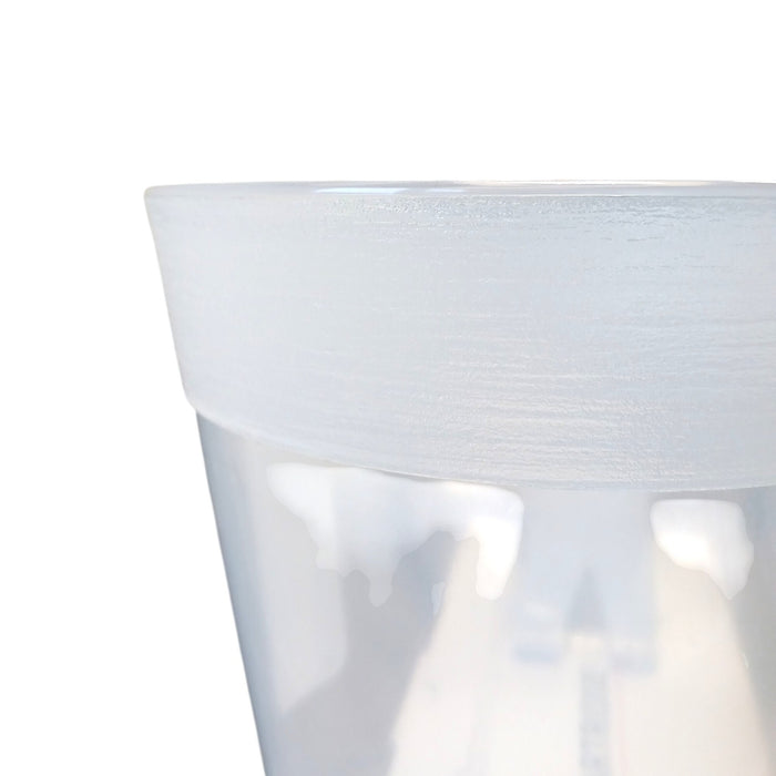 VASO DANTE LOOK D.15XH17,5CM TRASPARENTE.