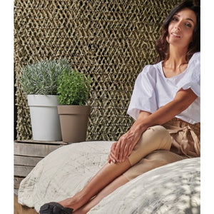 VASO HIGH POT D.32XH35,2CM BIANCO.