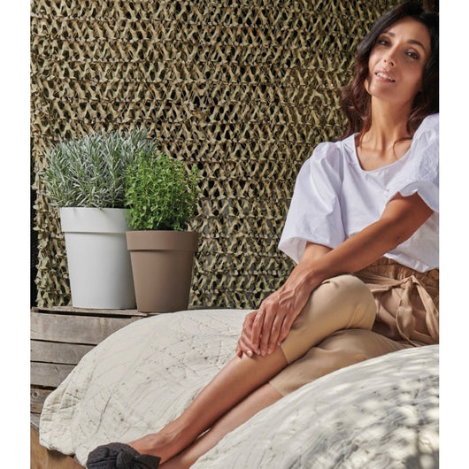 VASO HIGH POT D.32XH35,2CM BIANCO.