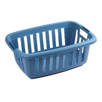 CESTA PORTABIANCHERIA 55X21XH37CM BLU.