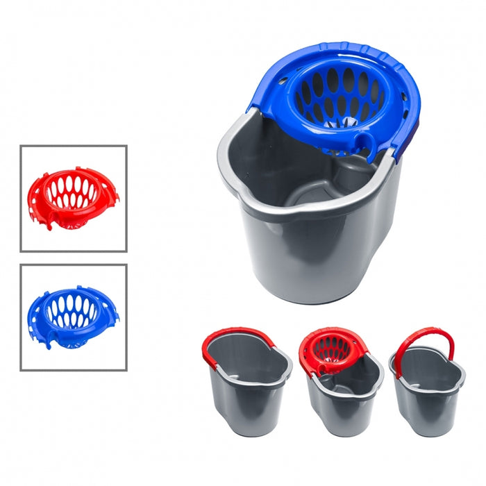 SECCHIO OVALE 13L CON STRIZZATORE.