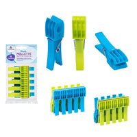 SET 10 MOLLETTE IN PLASTICA SUPER TENUTA.