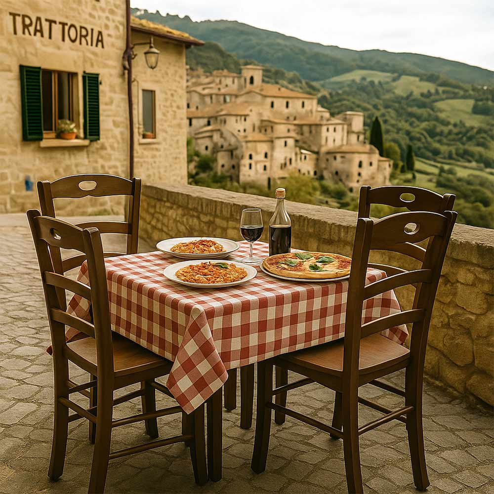 Sedia da sala da pranzo cucina Loris in legno noce scuro con seduta in massello