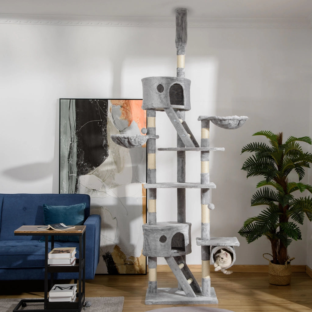 Albero per gatti ¨C zephmum ¨C Grigio 240-260 cm
