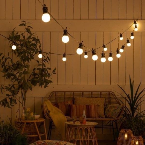 CATENA LUMINOSA PER ESTERNO 20 LUCI 11LM 24V (TRASF.INCLUSO) HONOLULU LUXFORM