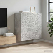 Mobiletto a muro Grigio Cemento 59 x 31 x 60 cm 898748