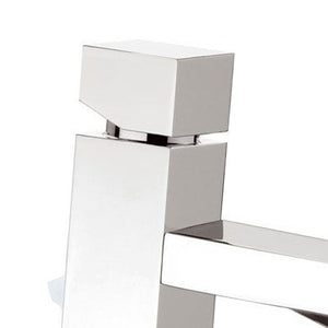 Miscelatore cube waterfall per bidet dotato di scarico