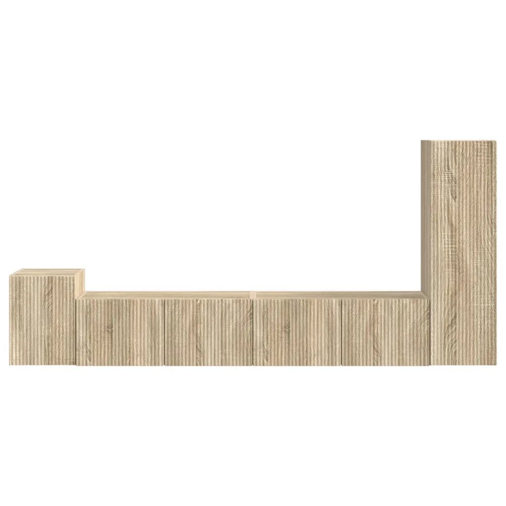 Set mobile TV 3 pcs Rovere Sonoma Legno multistrato 3409017