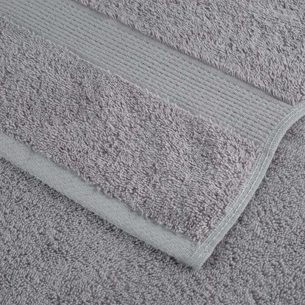 Asciugamani da bagno Premium SOLUND 4 pz | Teli per bagno Grigio 100x150 cm 600 g/m2