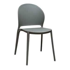 SEDIA INES 54X48XH81CM GRIGIA.