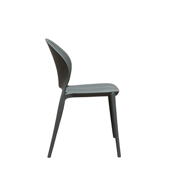 SEDIA INES 54X48XH81CM GRIGIA.