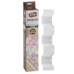 SET 8 DIVISORI INTERNI PER CASSETTI 34X6,5CM