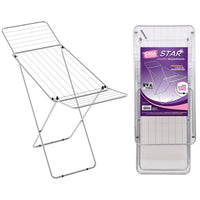 STENDIBIANCHERIA STAR 18M IN METALLO SILVER.