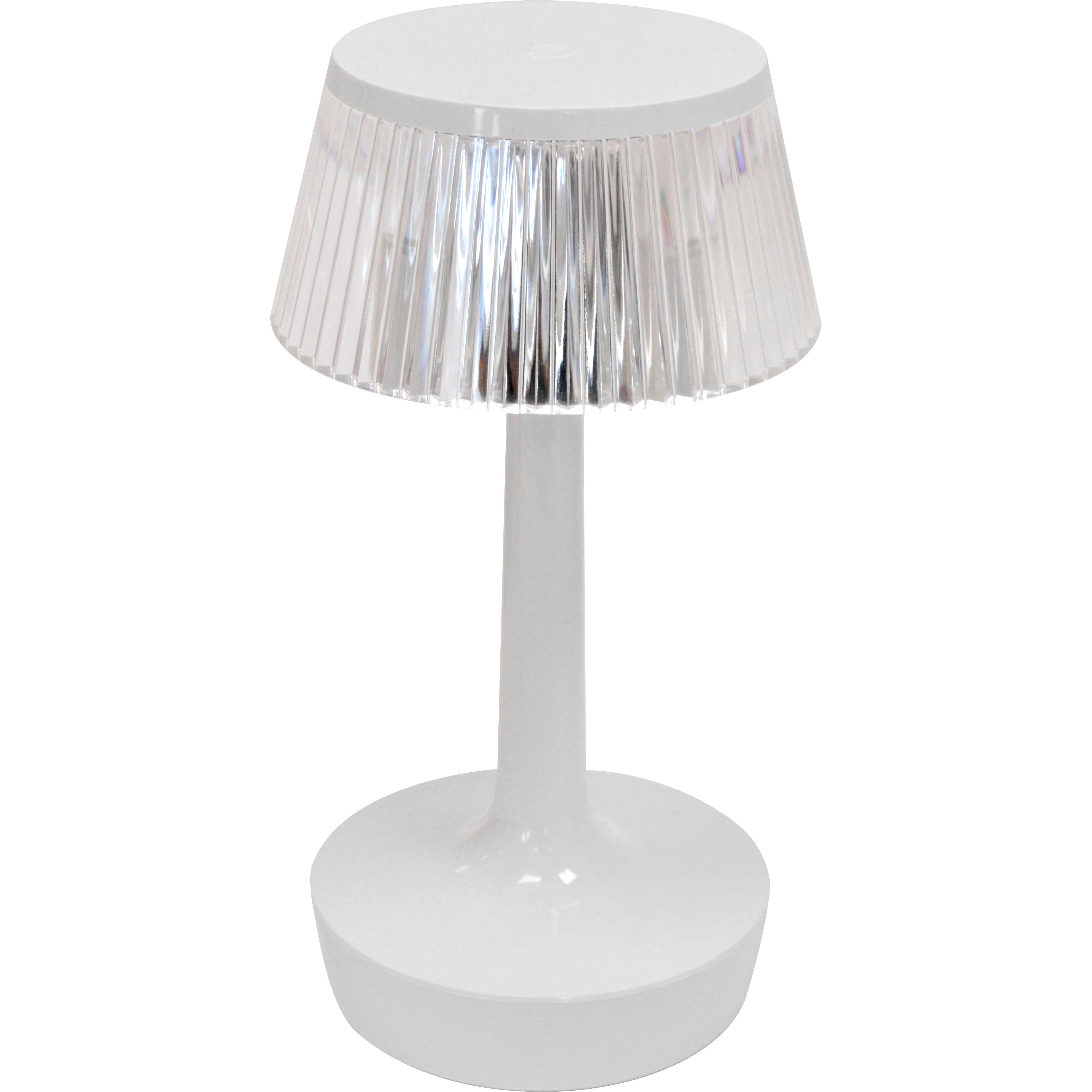 Lampada da Tavolo a LED Ricaricabile JUN | bianca,  tre tonalità di illuminazione