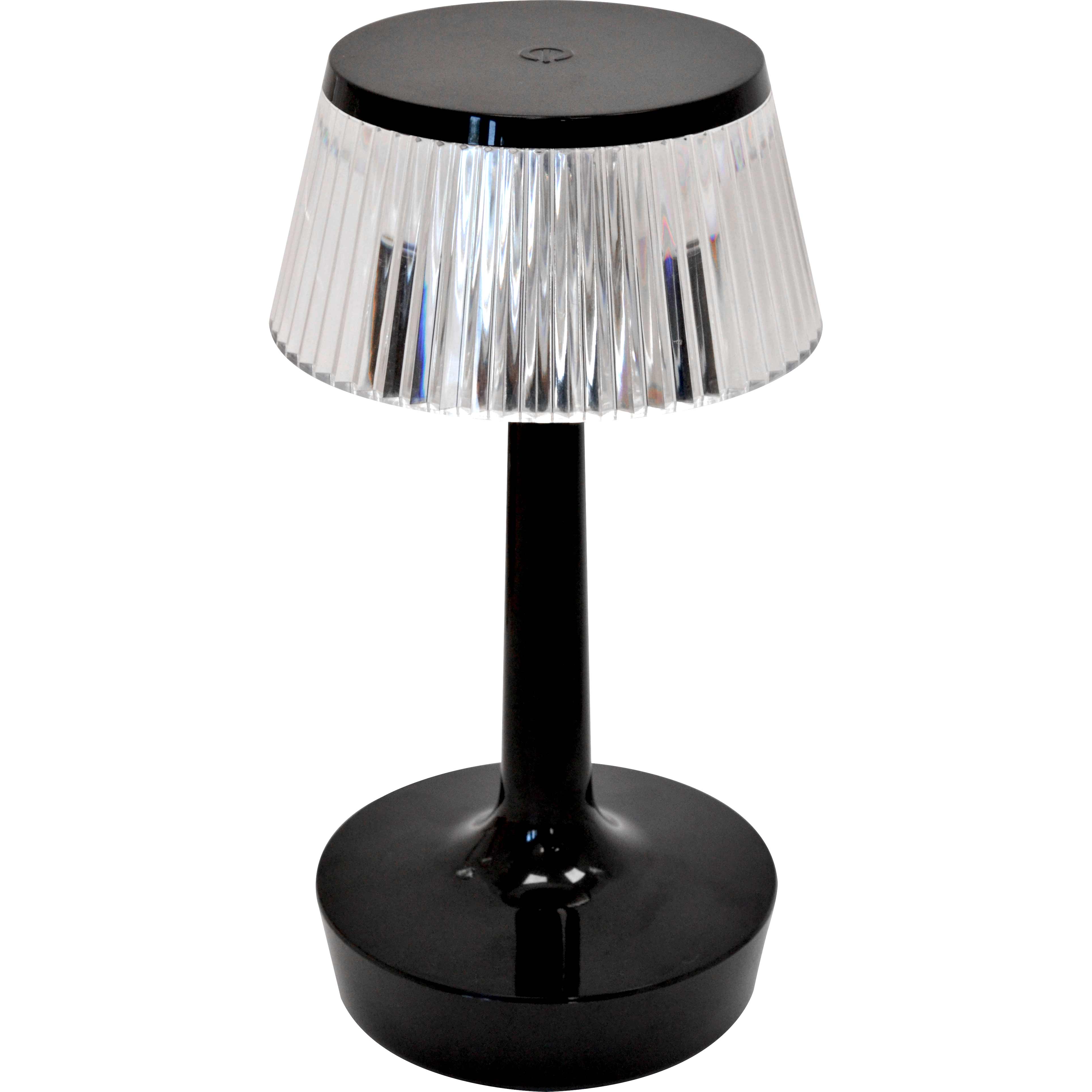 Lampada da Tavolo a LED Ricaricabile JUN | Nera,  tre tonalità di colore