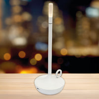 LAMPADA DA TAVOLO LUMIÈRE RICARICABILE USB BIANCA