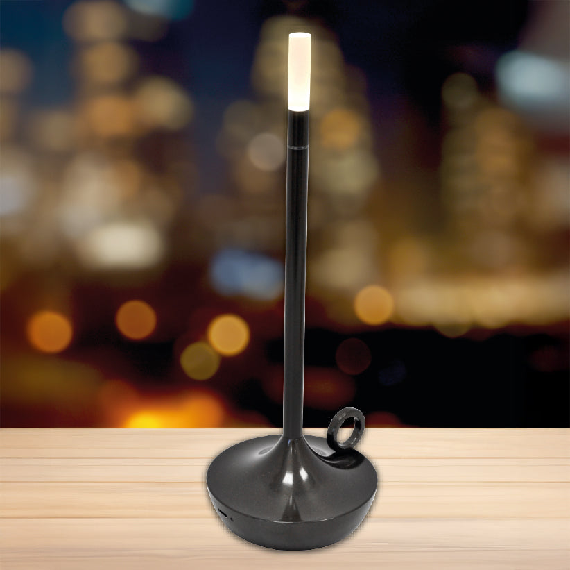 LAMPADA DA TAVOLO LUMIÈRE RICARICABILE USB NERA ANTRACITE