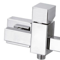 Rubineto cube waterfall per esterno doccia, design quadro e minimale