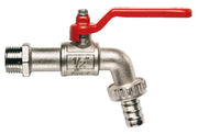 10pz rubinetto portagomma a sfera in ottone art. 132  mis.1/2 cod:ferx.vit1531