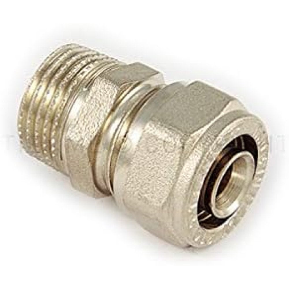 Tiemme serie 1600 raccordo diritto niples maschio m 16 x 1/2 a s