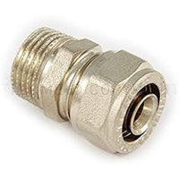 Tiemme serie 1600 raccordo diritto niples maschio m 16 x 1/2 a s