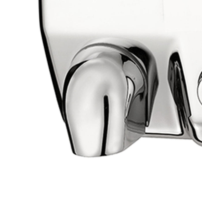 Asciugamani elettrico con pulsante lucido