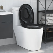 Sedile del WC Nero 47 x 37 x 4 cm Duroplast 42002352