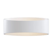 Lampada da parete Ceiling & Wall in Metallo Trame Bianco