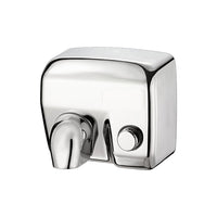 Asciugamani elettrico con pulsante lucido