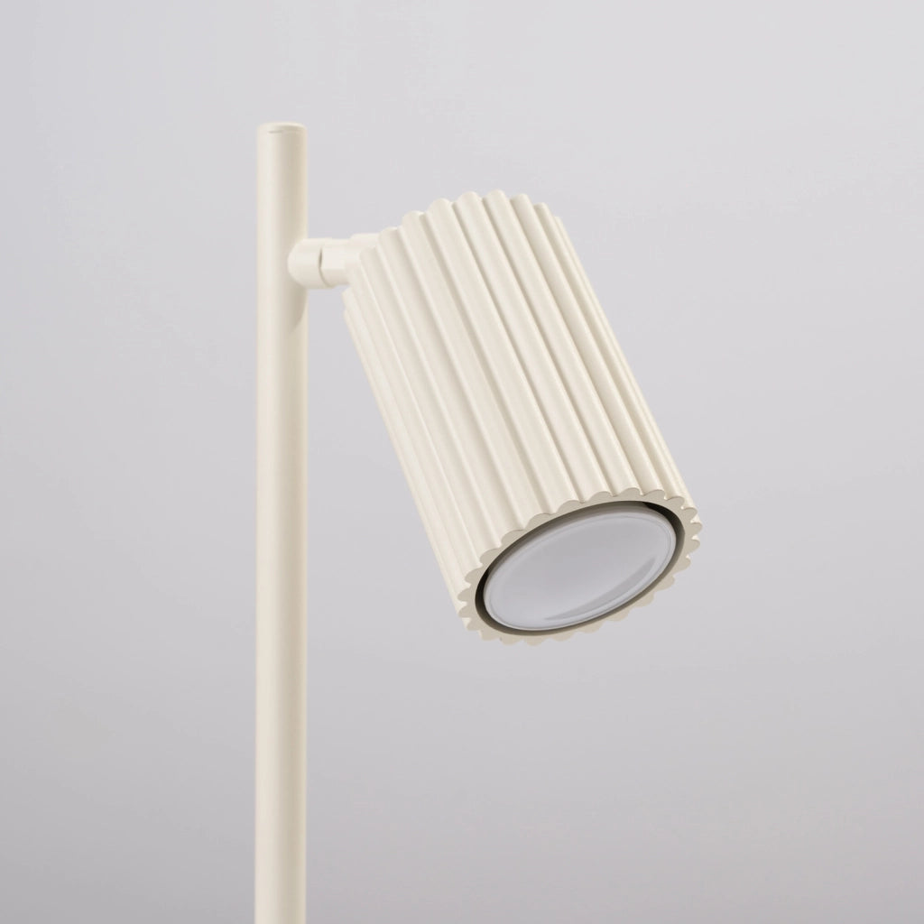 Lampada da tavolo moderna beige orientabile GU10 Pure Lume