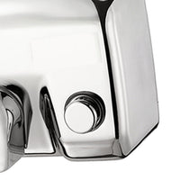 Asciugamani elettrico con pulsante lucido