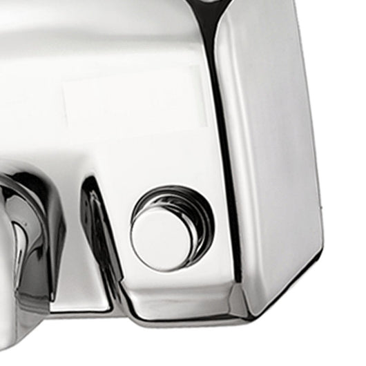 Asciugamani elettrico con pulsante lucido