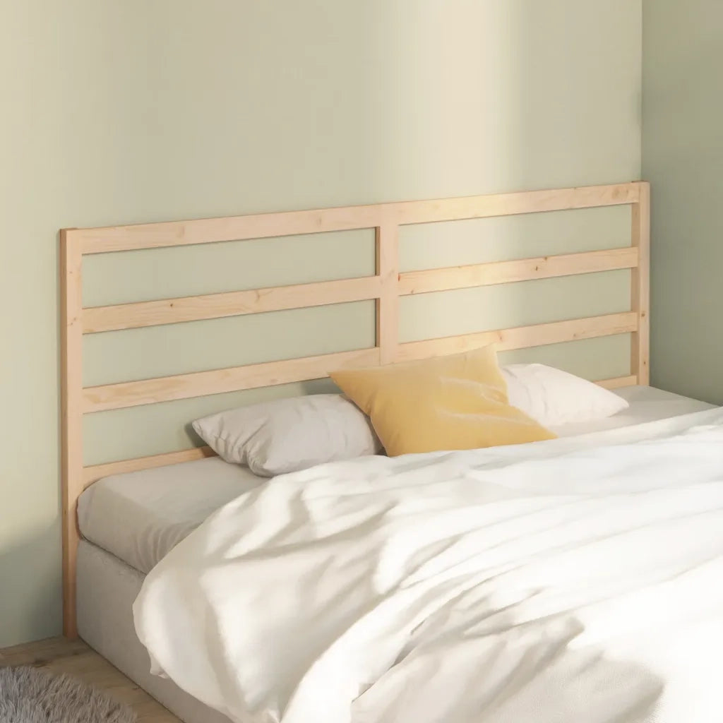 Testiera per Letto 186x4x100 cm in Legno Massello di Pino