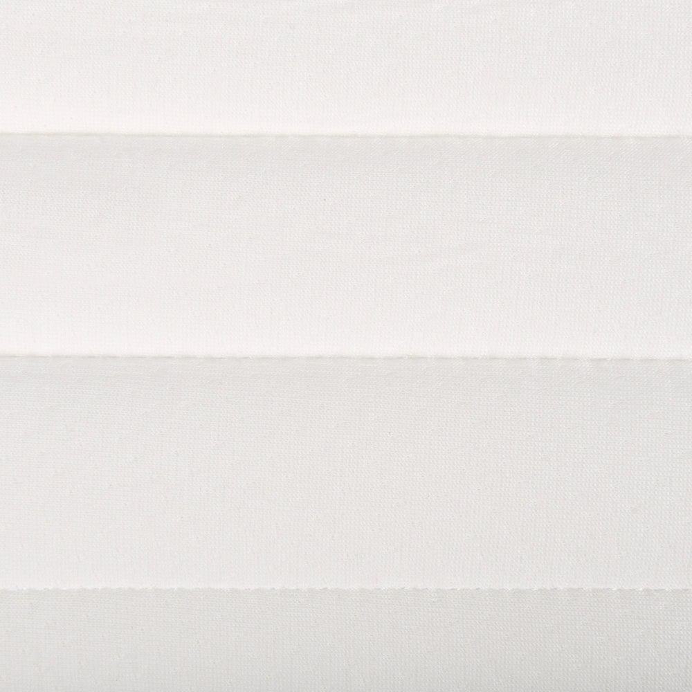 Materasso in schiuma bianco 180 x 200 cm Tessuto poliestere sfoderabile con cerniera EU Misura singola Medium Firm H2