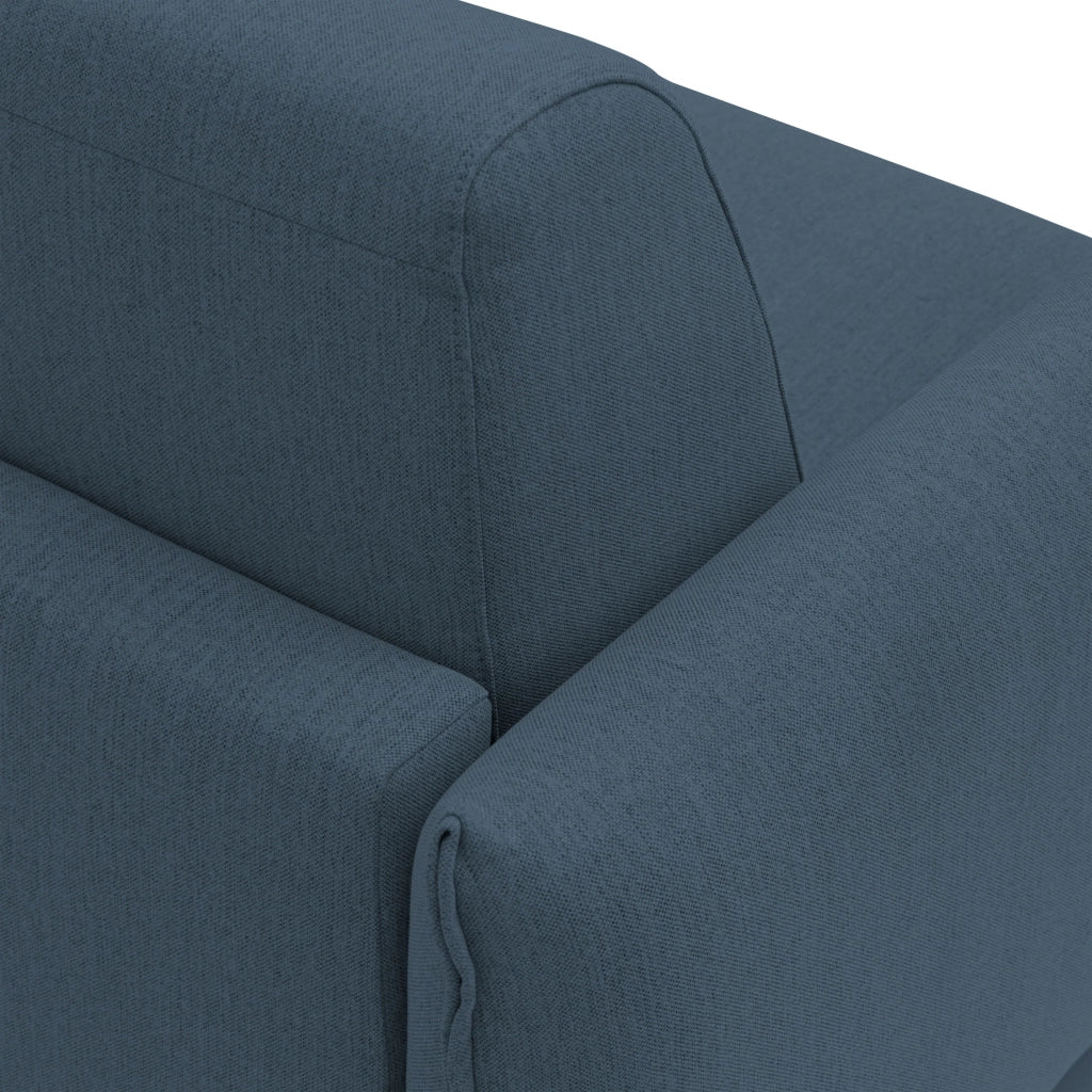 Scarlet Divano letto in tessuto misto cotone impermeabile T19 215 cm (mat.160x197) blu