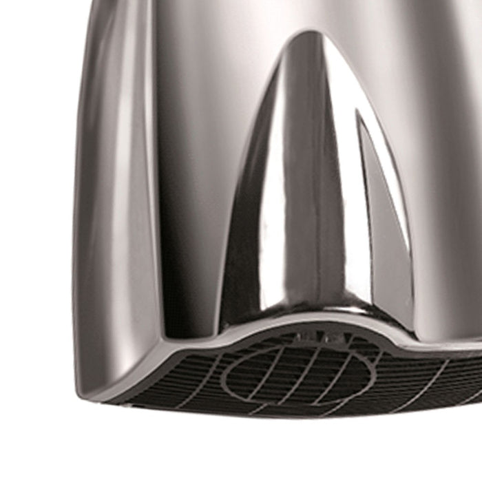 Asciugamano elettrico con fotocellula cromato lucido da 1850 watt