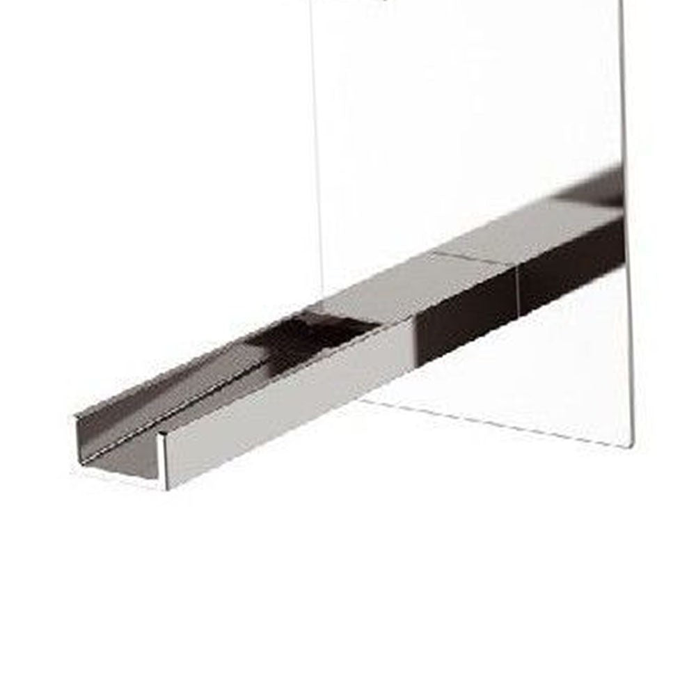 Rubinetto serie cube waterfall ad incasso con piastra rettangolare per lavabo