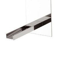 Rubinetto serie cube waterfall ad incasso con piastra rettangolare per lavabo