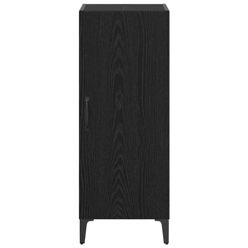 Credenza-Buffet-Armadio da cucina Rovere Nero 34,5 x 34 x 90 cm Legno multistrato 858845